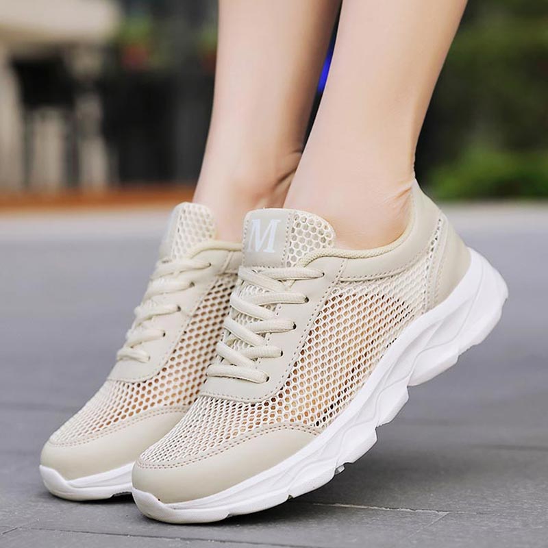 Women'S Formal Wear That'S Not A Dress - Zomer Ademende Sneakers Vrouwen Mesh Dames