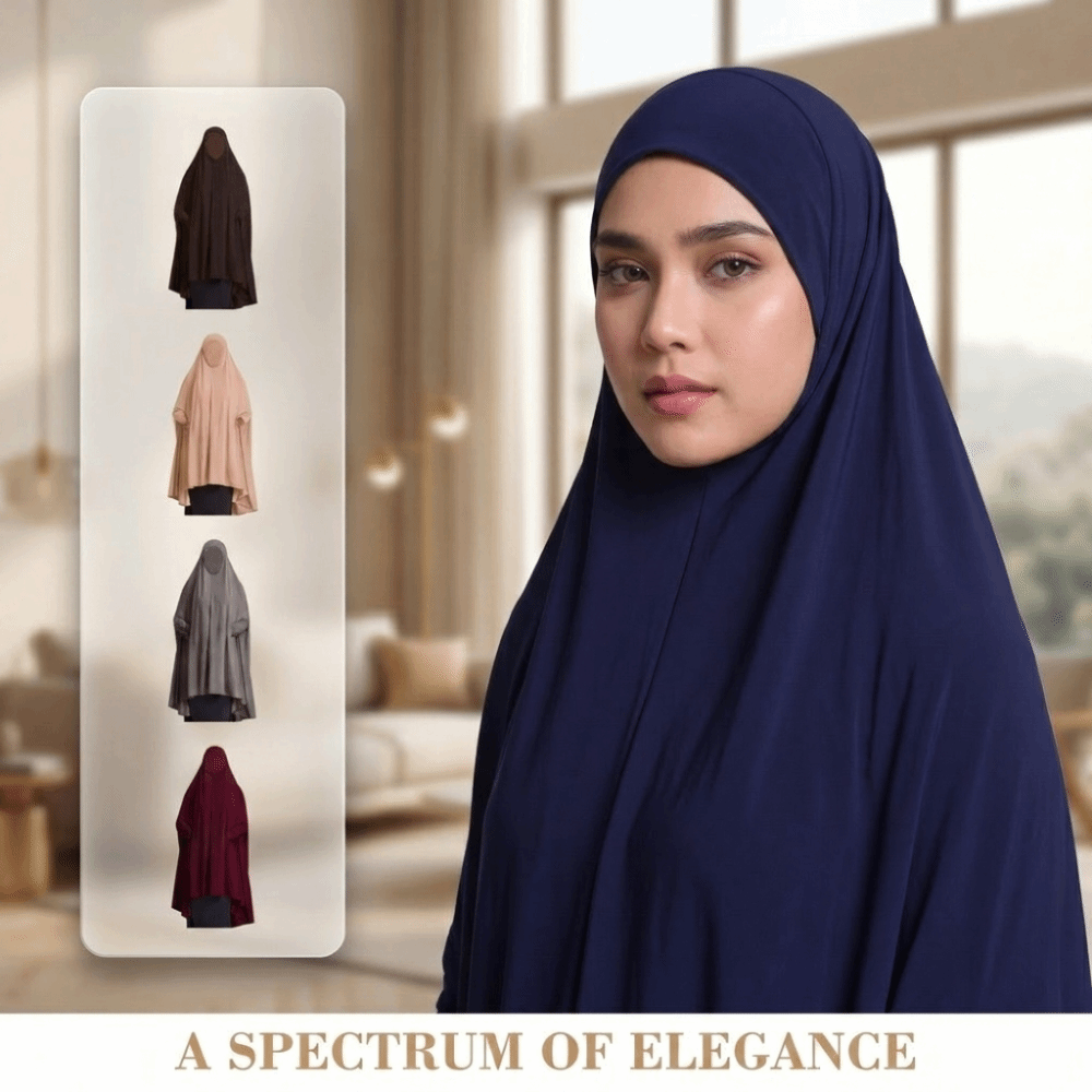 Women Formal Wear Hijab - Kaftan, effen moslim abaya's, bescheiden kleding,