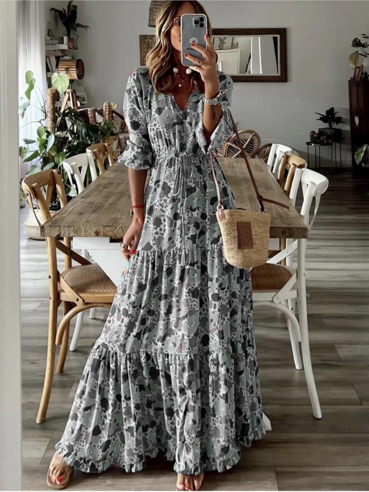 Women Formal Wear Zara - Dameskleding Temperament Vakantie Sexy V-Hals Modieuze