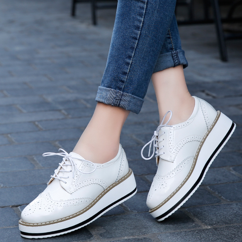 Formal Dress Female - Vrouwen Instappers Schoenen Leer Dikke Hakken