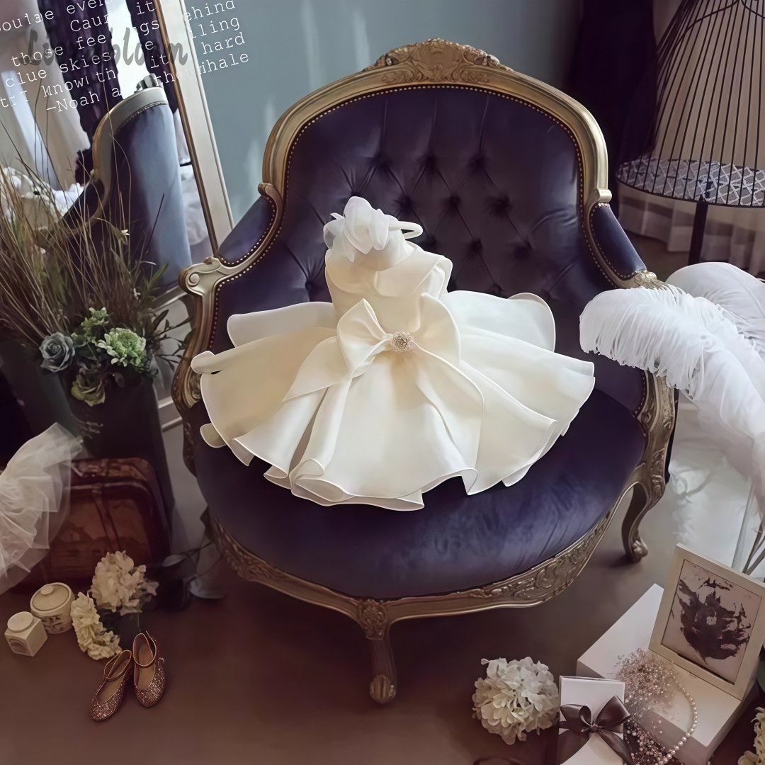 Witte parelversierde jurk Brui - Formal Women'S Wear recensie en prijs