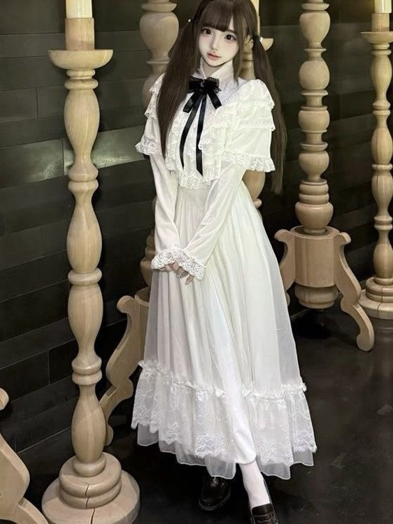 Japanse kanten jurk met korte  - Women Formal Wear With Skirt recensie en prijs