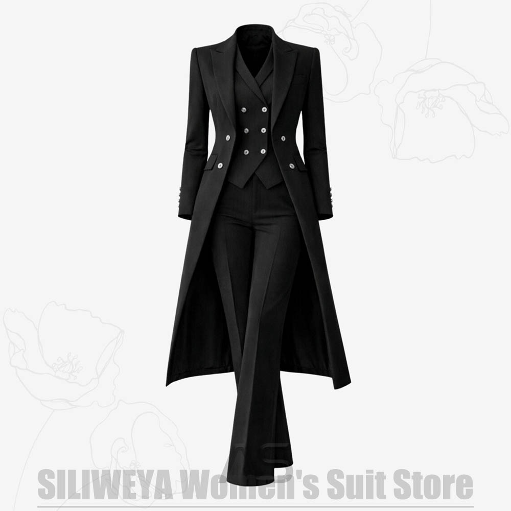 Damespak 3-delig dubbelgeknoop - Women'S Elegant Formal Wear recensie en prijs