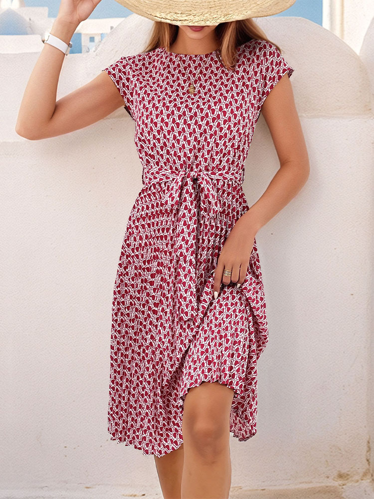 Msfilia Zomerprint Geplooide A - Women Formal Wear Zara recensie en prijs