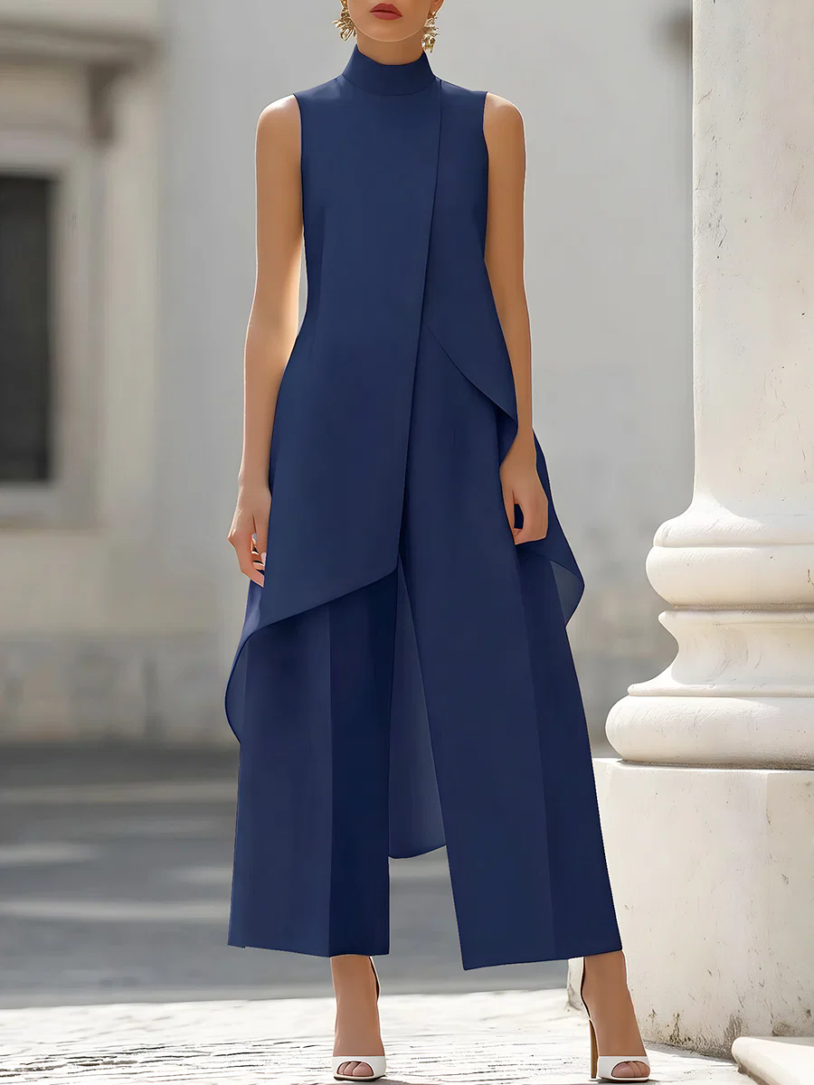 Mouwloze jumpsuit met hoge hal - Women'S Elegant Formal Wear recensie en prijs