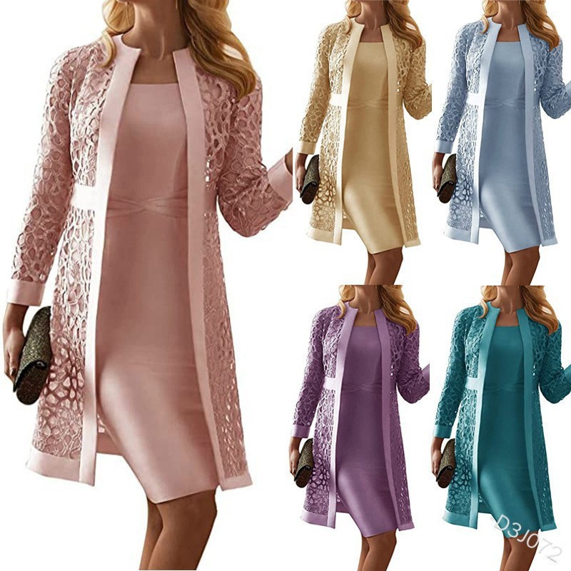 Wein Kanten Vest Jurk met Twee - Formal Dress Female recensie en prijs
