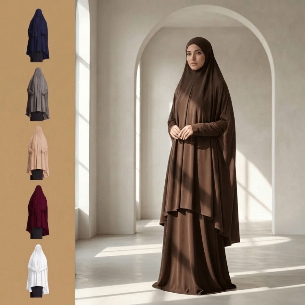 Kaftan, effen moslim abaya's,  - Women Formal Wear Hijab recensie en prijs